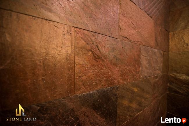 Kamień naturalny, miedziany łupek Copper, płytki 60x30cm