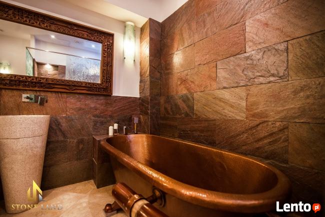 Kamień naturalny, miedziany łupek Copper, płytki 60x30cm