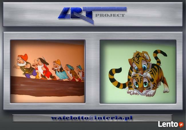ARTYSTYCZNE MALOWANIE ŚCIAN, LOGO, PROJEKTOWANIE WNĘTRZ