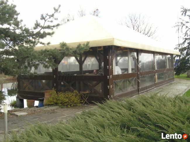 Zadaszenie na taras altanę Warszawa, plandeka kotara roleta