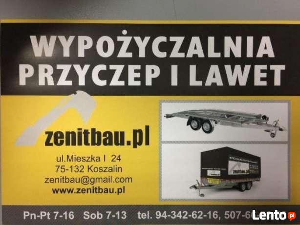 Wypożyczalnia lawet i przyczep w Koszalinie - Zenitbau