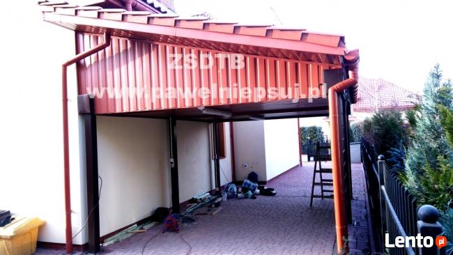 Wiata na samochód, wiata stalowa, wiata metalowa