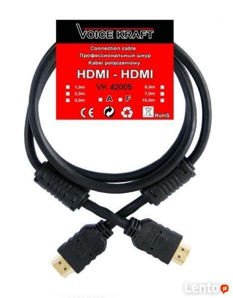Kabel HDMI - HDMI 2m Cyfrowe połączenie
