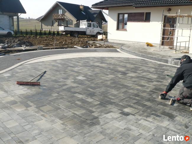 Układanie kostki brukowej,granitowej