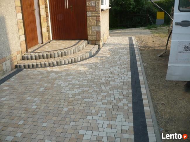 Układanie kostki brukowej,granitowej