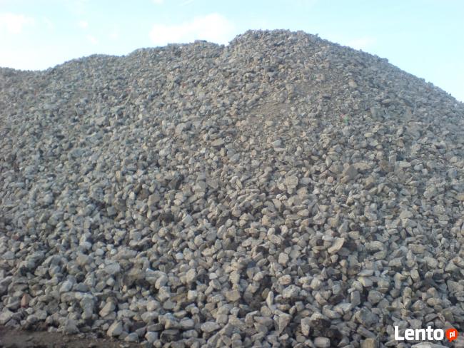 GRUZ KRUSZONY BETONOWY CEGLANY TŁUCZEŃ KLINIEC SKALNE ŻWIR