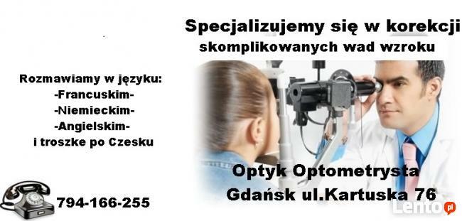 Najlepszy optyk Gdańsk Kartuska 76