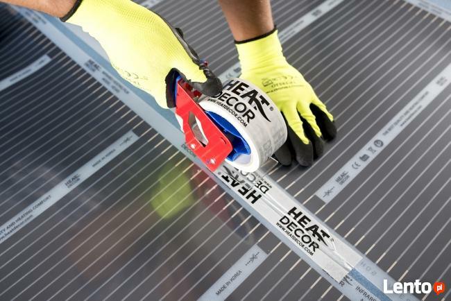 Ogrzewanie podłlogowe mata folia grzewcza Heat Decor 1m2-80W