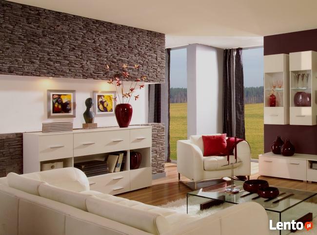 Kamień Dekoracyjny Ozdobny Naturalny Panel 3D Cegła z Fugą