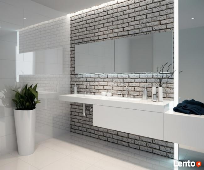 Dekoracje - Płytki Dekoracyjne Ozdobne Cegły z FUGĄ PANEL 3D