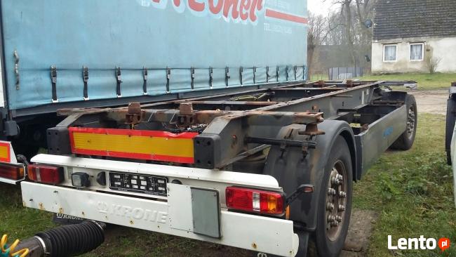 Przyczepa krone BDF dwa pióra resoru mocna rama do lasu