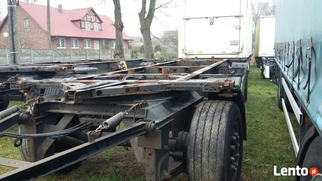 Przyczepa krone BDF dwa pióra resoru mocna rama do lasu