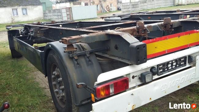 Przyczepa krone BDF dwa pióra resoru mocna rama do lasu