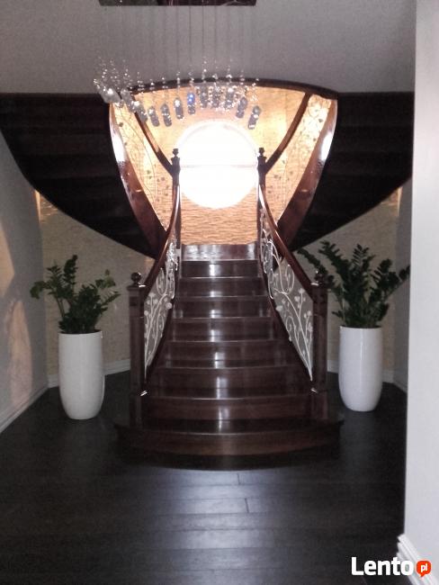 Stylowe schody drewniane, Katowice, śląskie