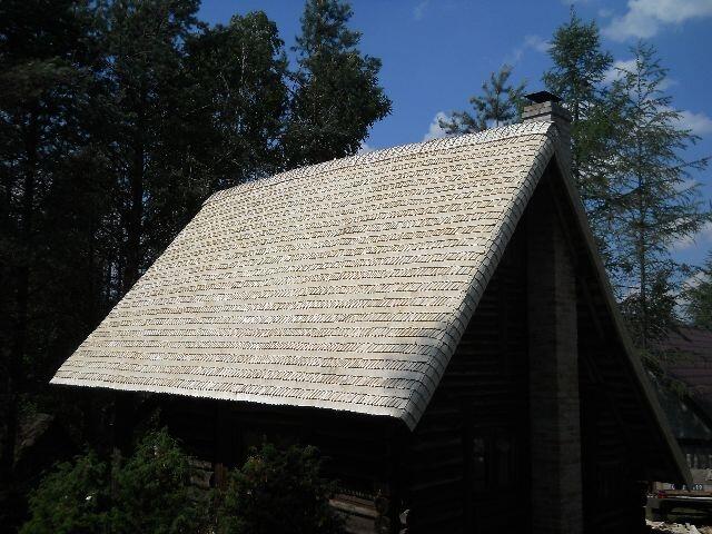 Dachy drewniane z wióra osikowego