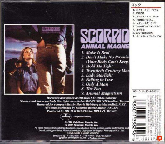 CD Scorpions-Animal Magnetism (Japan)