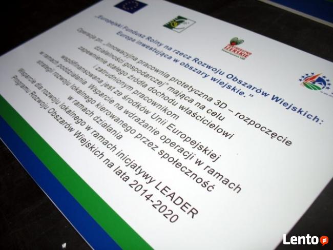 Tablica unijna informacyjna PROW 2014-2020 dotacje ARiMR eu