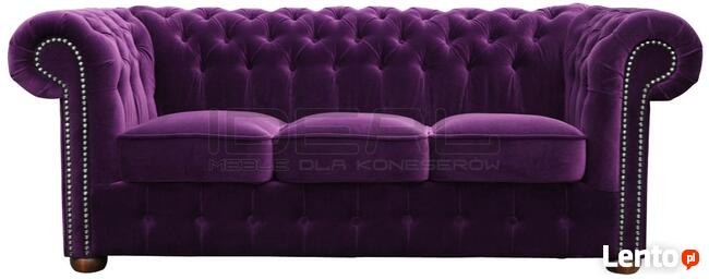 Pikowana SOFA CHESTERFIELD CLASSIC - styl angielski