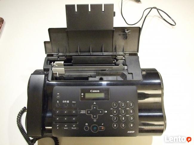 Telefon ze słuchawką przenośną.