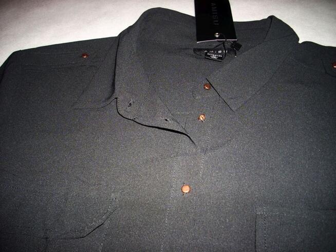 NEW YORKER Koszula Roll-Up Złote guziczki NOWA 40 L