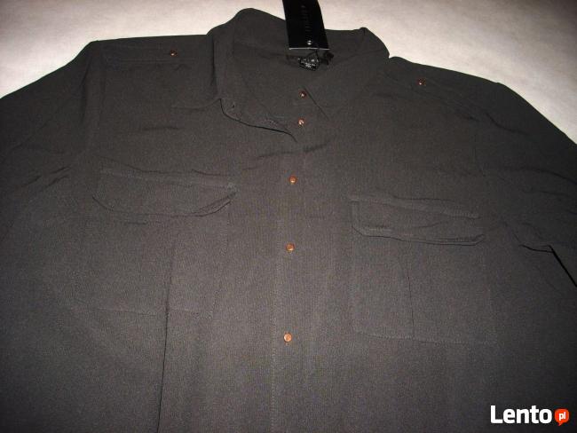 NEW YORKER Koszula Roll-Up Złote guziczki NOWA 40 L