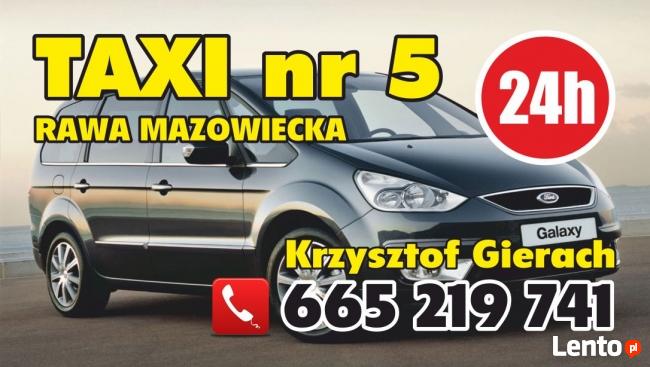 Krzysztof Gierach TAXI Rawa Mazowiecka 665 219 741