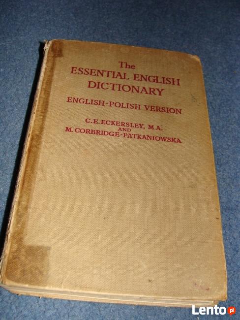 The essential english dictionary