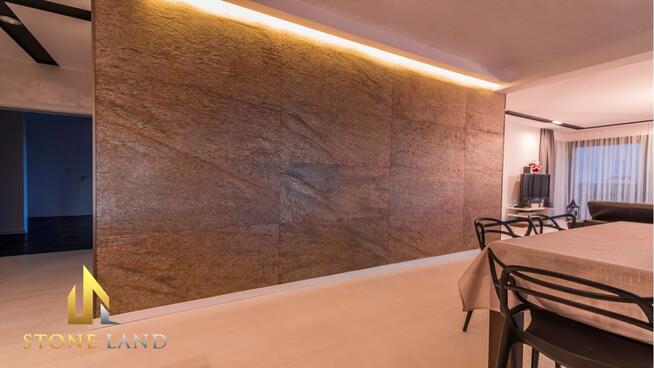 Fornir kamienny Golden - złota elegancja / STONELAND