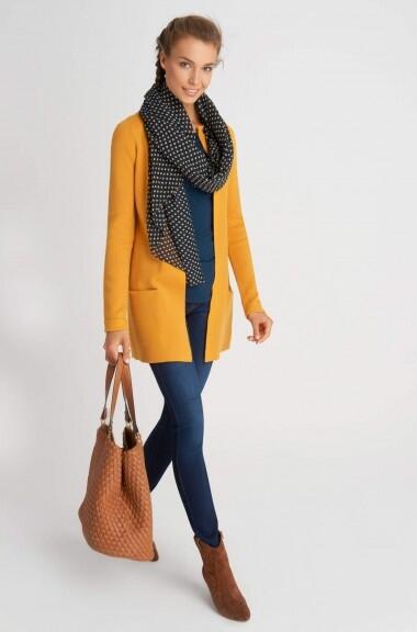 Granatowa bluzka Orsay