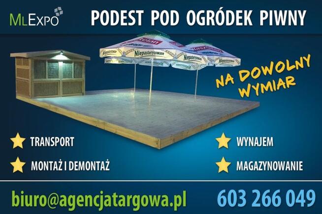 podesty tarasy pod ogródki piwne