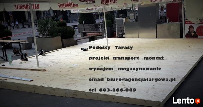 podesty tarasy pod ogródki piwne