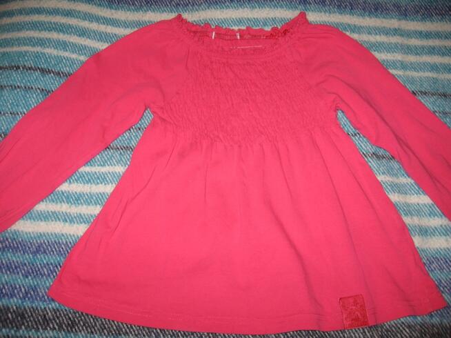Różowa bluzeczka ok.116cm, 100%bawełny