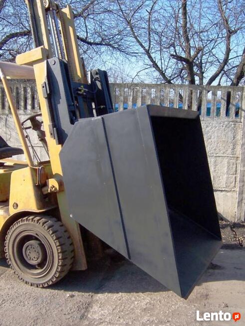 Szufla hydrauliczna 2-cyl na karetkę wózka widłowego 1.5m³