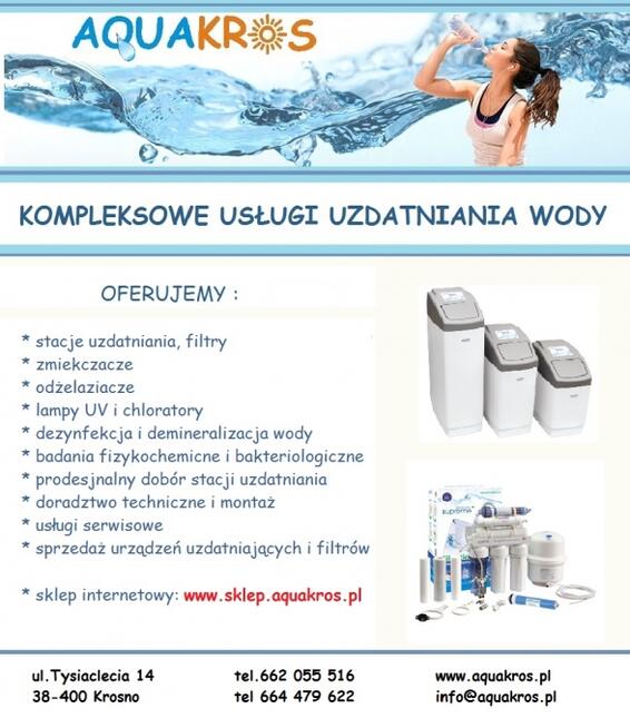 Uzdatnianie wody !!! Kompleksowo!