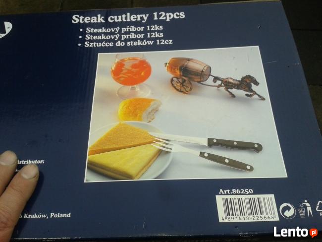 Noże z widelcami, komplet 6+6, fabrycznie nowe, za 79zł.
