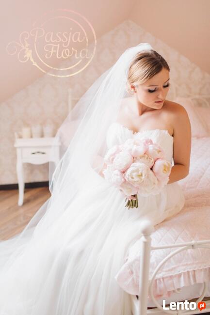 Dekoracje ślubne z piwonii -Prac. Florystyczna Passja-Flora