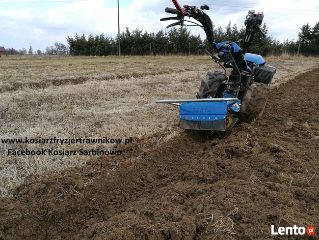 Usługi glebogryzarką ogródki działki łąki kwietne trawniki