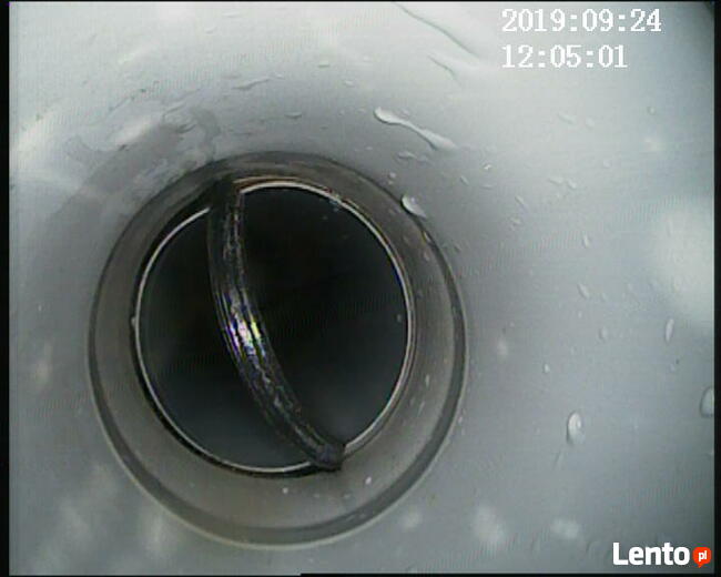 Sprawdzenie poprawności wykonania kanalizacji ,kamerowanie .