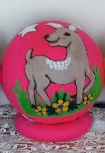 Bombka z mikołajem i bałwanem - średnica 20cm - nietłukąca