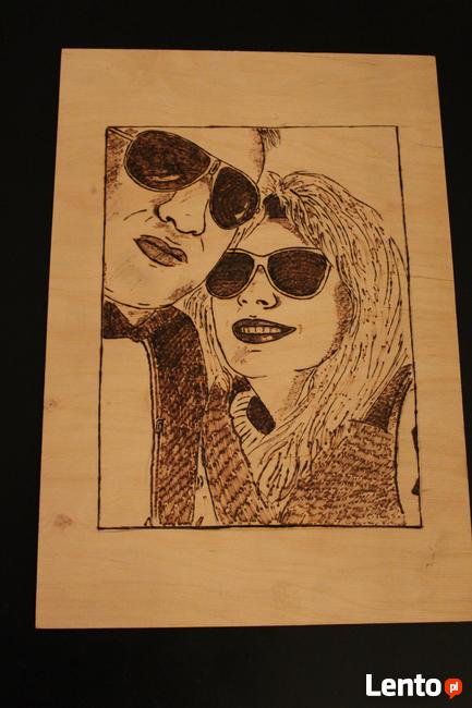 Wypalanie w drewnie. napisy rysunki co tylko chcesz