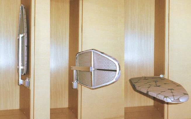 Deska do prasowania do zabudowy, garderoby, szafy 115x33 cm