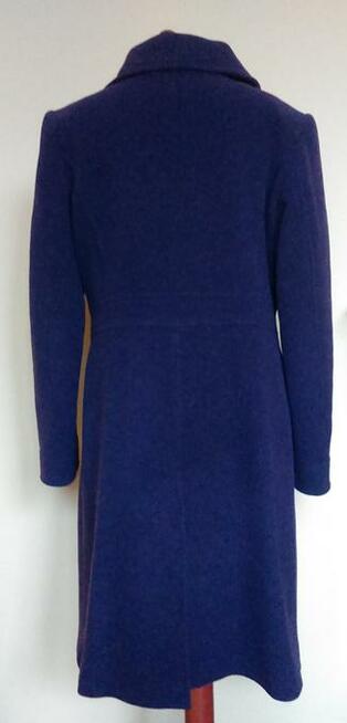 Wełniany płaszczyk śliwka 40
