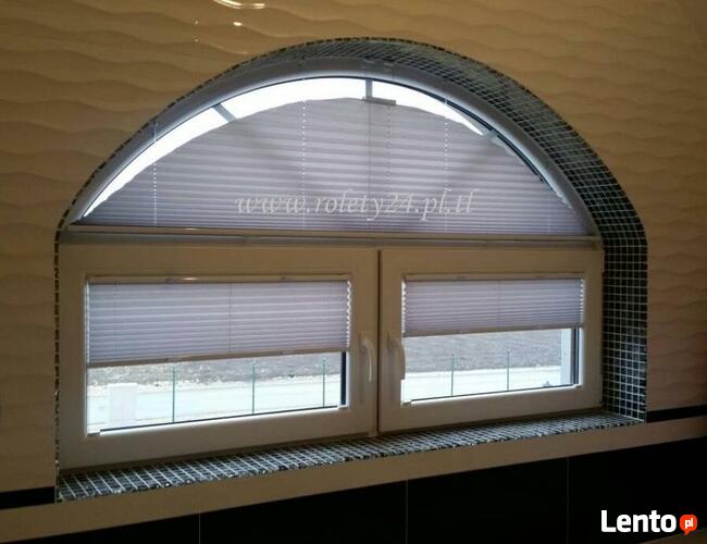 Plisy nietypowe kształty, trójkąt, pięciokąt, trapez, łuk