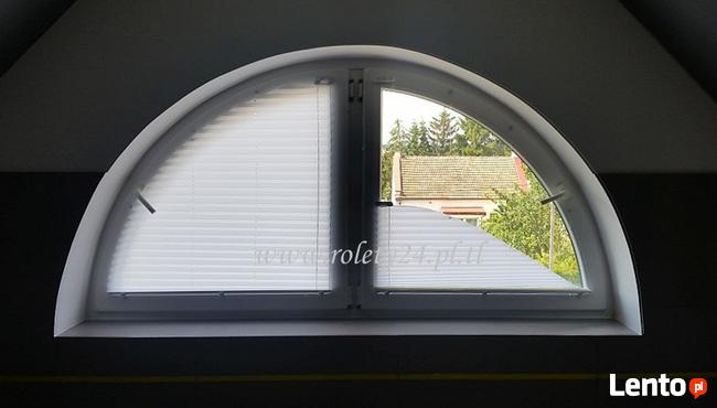 Plisy nietypowe kształty, trójkąt, pięciokąt, trapez, łuk