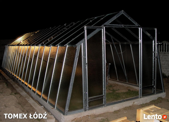 Szklarnia ogrodowa stalowa ocynkowana Bardzo mocna