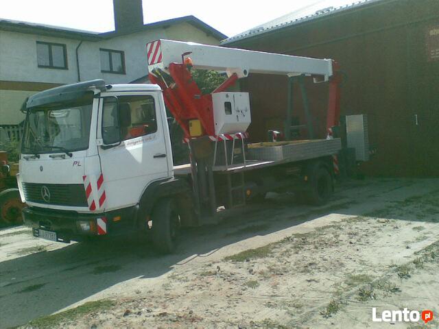 Usługi dźwigowe dźwigi usługi dźwigiem podnośnik koszowy