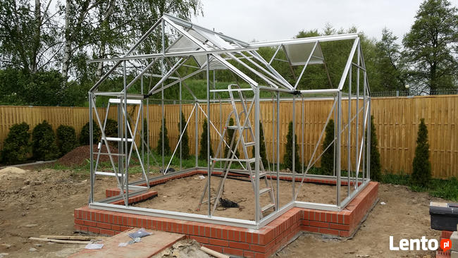 PPawilon ogrodowy oranżeria szklarnia z przedsionkiem Sirius