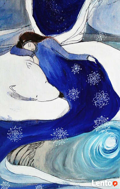 Obraz malowany na drewnie SYBERYJSKA HISTORIA rękodzieło