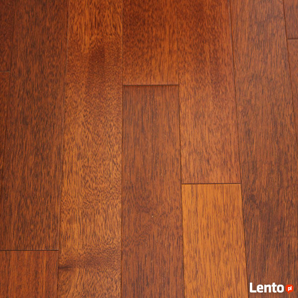 Deska lita merbau lakierowana fazowana