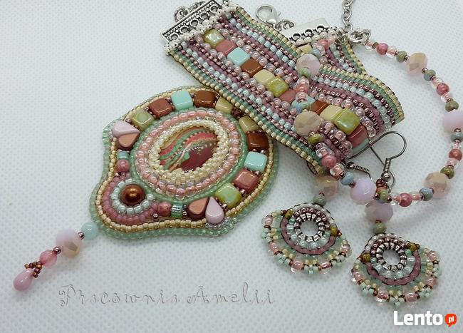 Unikatowa biżuteria autorska beading rękodzieło